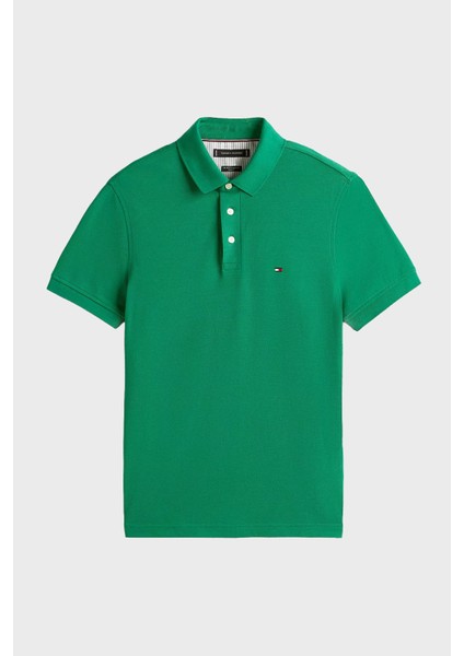 Streç Pamuklu Slim Fit Düğmeli Polo Yaka T Shirt Erkek Polo Yaka T Shirt MW0MW17771 L4F indirimleri