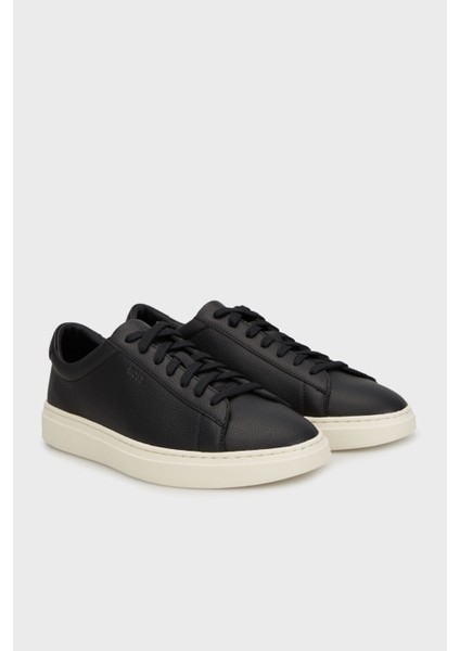 Logolu Deri Sneaker Ayakkabı Erkek Ayakkabı 50548716 002 fiyatları