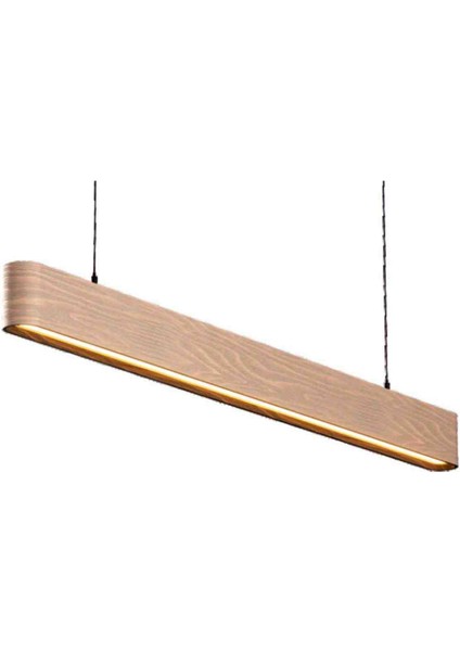 %100 Doğal Ahşap Linear Avize