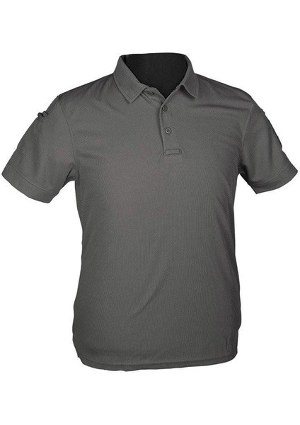 Quıck Dry Polo Grı T-Shırt