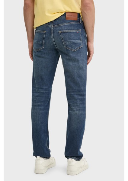 Pamuklu Straight Fit Normal Bel Düz Paça Jeans Erkek Kot Pantolon MW0MW38826 1bd