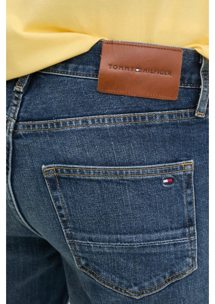 Pamuklu Straight Fit Normal Bel Düz Paça Jeans Erkek Kot Pantolon MW0MW38826 1bd