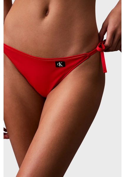 Logolu Bağlamalı Bikini Altı KW0KW02349XM8 Bayan Bikini Altı KW0KW02349 Xm8