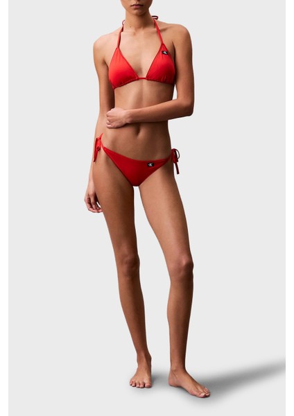 Logolu Bağlamalı Bikini Altı KW0KW02349XM8 Bayan Bikini Altı KW0KW02349 Xm8 fiyatları
