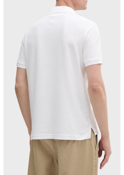 Pamuk Regular Fit Düğmeli Polo Yaka T Shirt Erkek Polo Yaka T Shirt MW0MW33167 Ybr