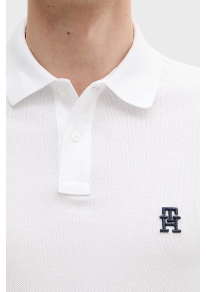 Pamuk Regular Fit Düğmeli Polo Yaka T Shirt Erkek Polo Yaka T Shirt MW0MW33167 Ybr