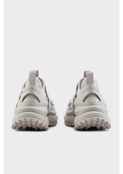 Logolu Kalın Tabanlı Sneaker Ayakkabı Erkek Ayakkabı X4X653 XR083 00930 indirimleri