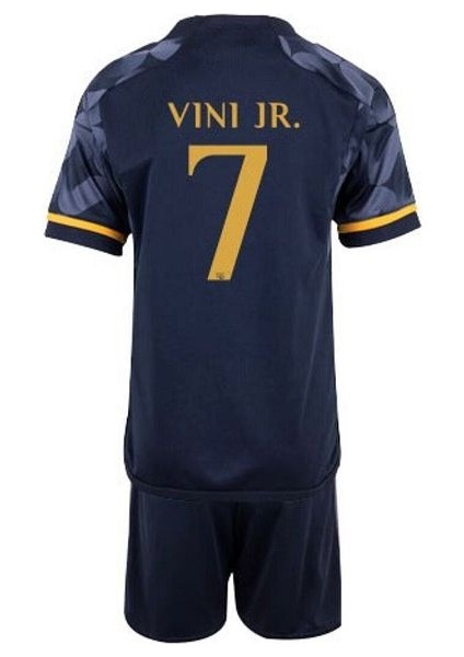 Vini Jr 2023/24 Yeni Sezon Deplasman Çocuk Forması 3'Lü Set