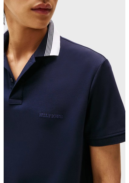 Pamuk Regular Fit Düğmeli Çizgili Polo Yaka T Shirt Erkek Polo Yaka T Shirt MW0MW38466 Dw5 fırsatları