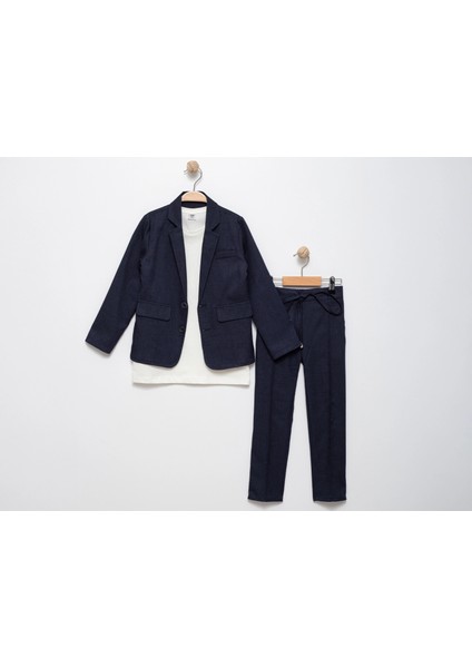 Tişörtlü Ceketli Takım Elbise 2852