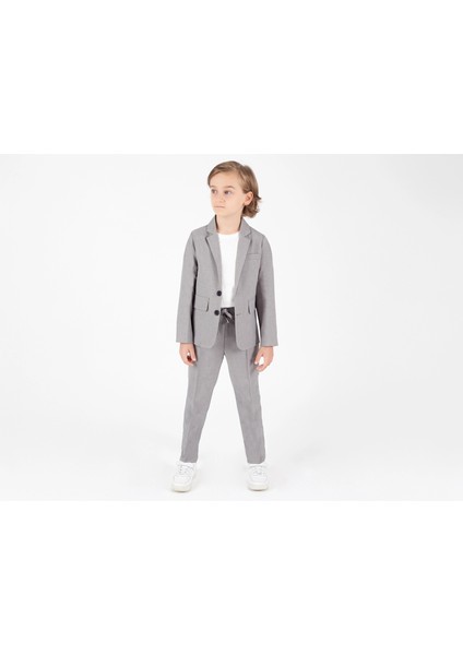 Tişörtlü Ceketli Takım Elbise 2852