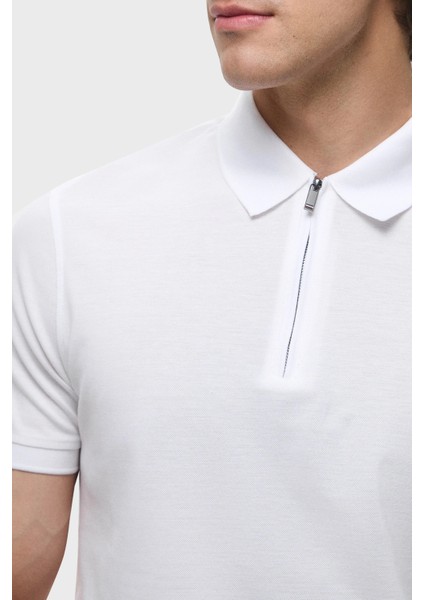 Pamuk Regular Fit Fermuarlı Polo Yaka T Shirt Erkek Polo Yaka T Shirt MW0MW38746 Ycf modelleri
