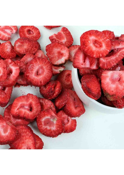 Çilek 15gr Freeze Dried Çıtır Meyve Cipsi