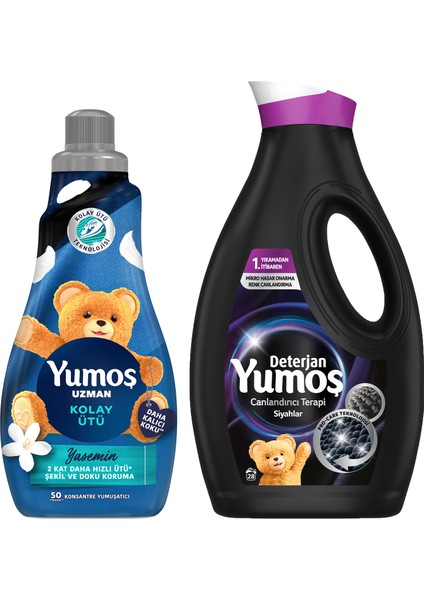 Sıvı Canlandırıcı Terapi Siyahlar 1690 ml x1 + Yumoş Kolay Ütü Yumuşatıcı 1200 ml x1