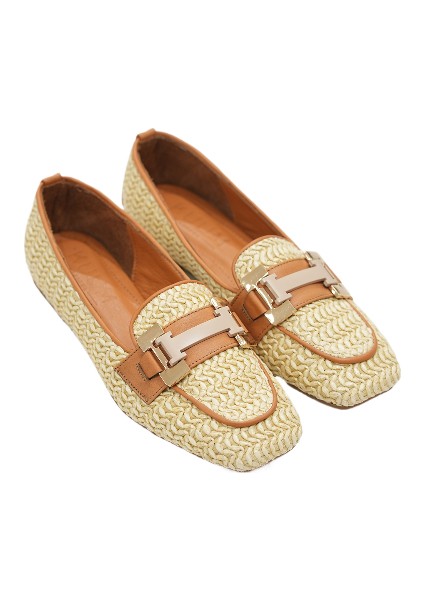 Kadın Toka Detaylı Babet Ayakkabı