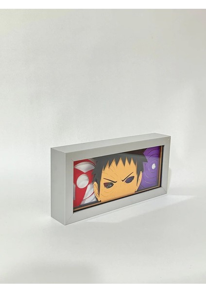 Obito 3D Anime Lightbox Işıklı Kutu Tablo