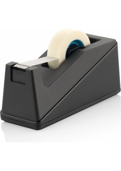 Ofis ve Ev Için Bant Kesici - Ergonomik, Kaydırmaz Taban, 19MM x 33M Uyumlu Bant Makinesi, Siyah