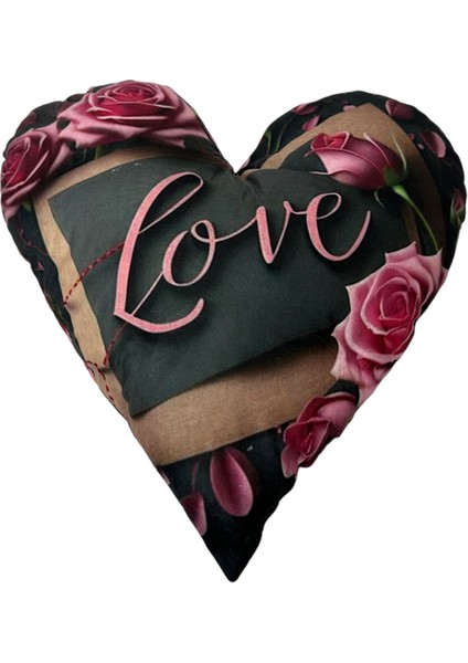 Love Yazılı Dekoratif Yastık Seti Şık ve Yumuşak