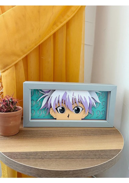 Killua 3D Anime Lightbox Işıklı Kutu Tablo