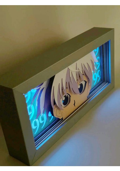 Killua 3D Anime Lightbox Işıklı Kutu Tablo