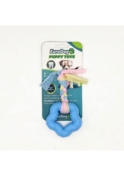 Puppy Toys Mavi Kalın Beşgen Diş Kaş. Oy. Ynsmr