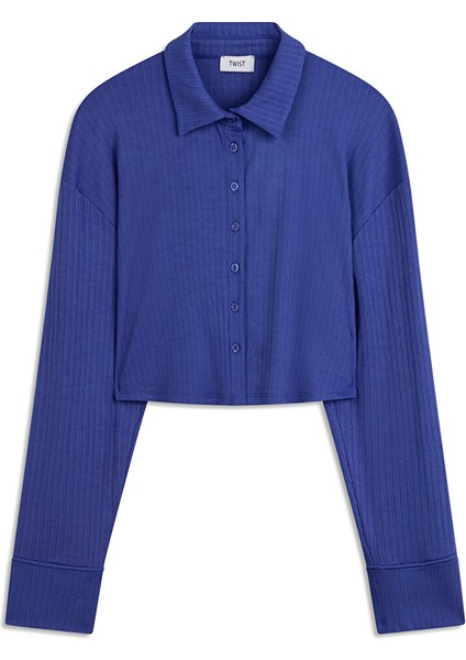 Dokulu Crop Gömlek TS1250025208BZ7 indirimleri