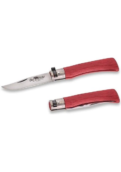 19 cm Lamıne Kırmı Ahsap Sap 7 1/2''m Cakı