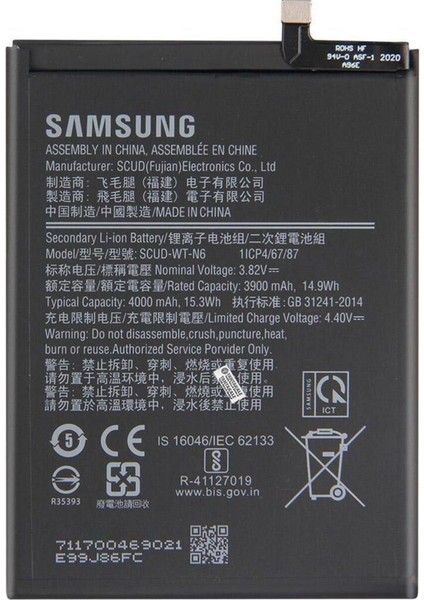 Samsung Galaxy M01S SM-M017 Batarya Pil - Orijinal