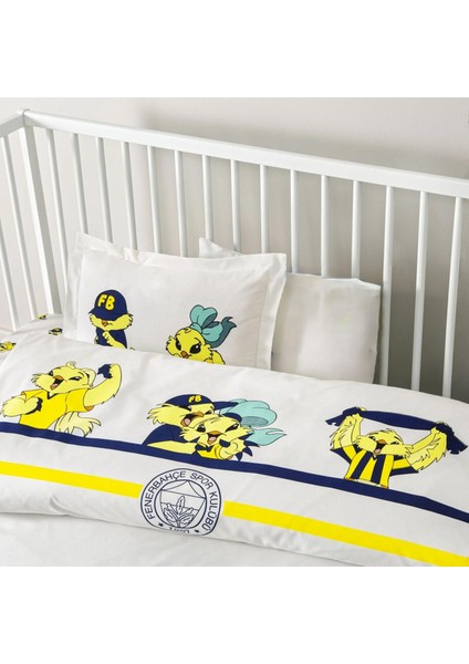 Fb Fenerbahçe Taraftar Pamuk Bebek Nevresim Seti (Nevresim+Yastık Kılıfı) fiyatları