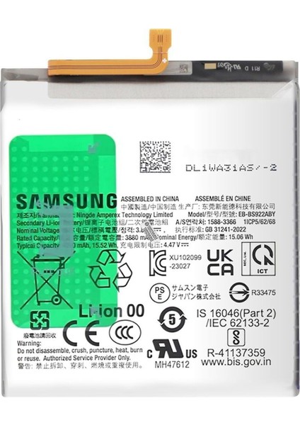 Samsung Galaxy S24 SM-S921 Batarya Pil - Orijinal