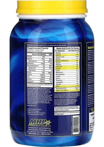 Probolic-Sr Chocolate Komplex Protein Isolate+Whey Protein 969.8 gr