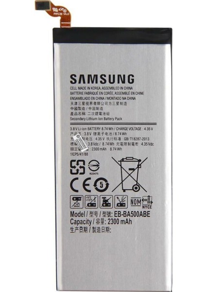 Samsung Galaxy A5 SM-A500 Batarya Pil -