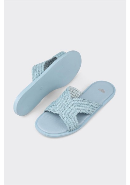 Mavi Kadın Terlik modelleri