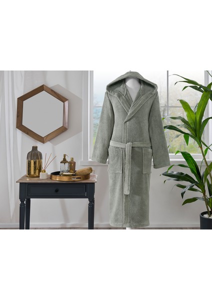 Woven Kapüşonlu Bornoz modelleri