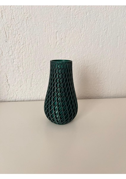 3D Kurşuni Vazo 10 cm