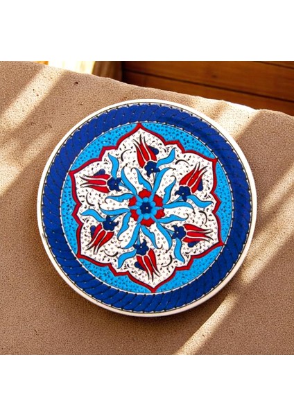 El Yapımı Lale Desenli Mavi Seramik Nihale – Kütahya’nın Çini Sanatıyla Buluşan Şıklık! modelleri