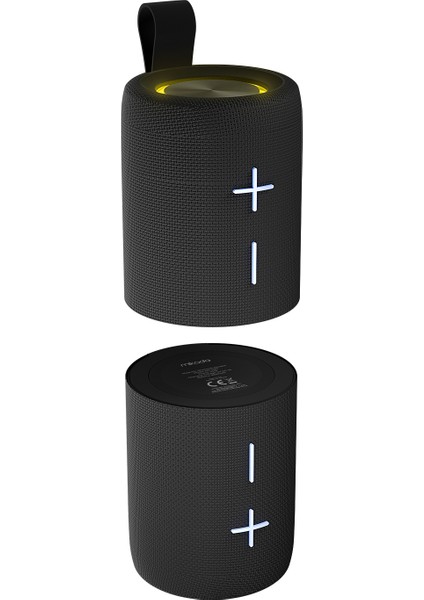 MD-51BT Cyclone Siyah 20W 1800MAH + 1800MAH Tf-Aux-Tws-Ipx6 Mıknatıslı Bluetooth Hoparlör fırsatları