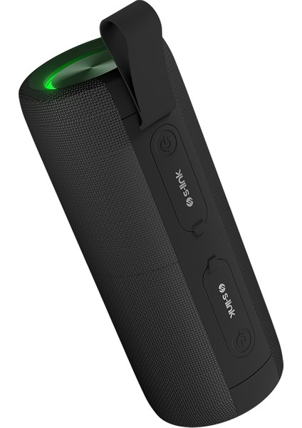 SL-S80 Zenix Siyah 20W 1800MAH + 1800MAH Tf-Aux-Tws-Ipx6 Mıknatıslı Bluetooth Hoparlör
