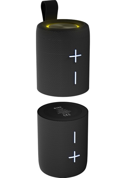 SL-S80 Zenix Siyah 20W 1800MAH + 1800MAH Tf-Aux-Tws-Ipx6 Mıknatıslı Bluetooth Hoparlör