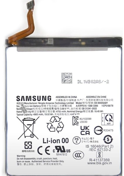 Samsung Galaxy S24 Plus SM-S926 Batarya Pil - Orijinal