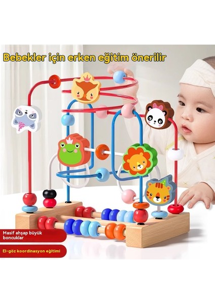 Bebek Oyuncakları Yapı Blokları Boncuklu Çocuk Eğitici (Yurt Dışından)