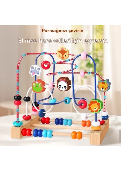 Bebek Oyuncakları Yapı Blokları Boncuklu Çocuk Eğitici (Yurt Dışından)