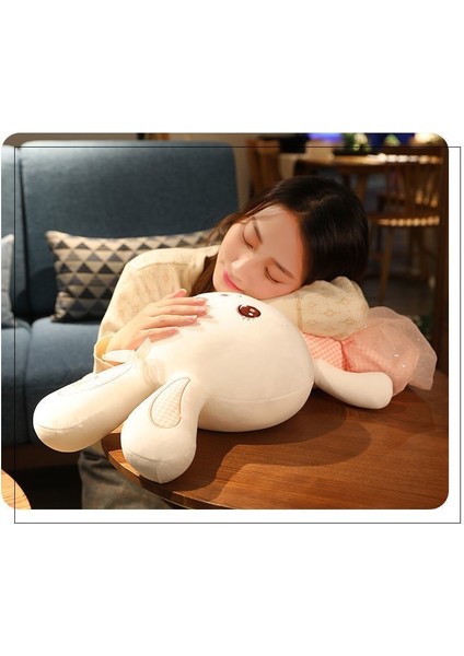 Peluş Oyuncak Bebek Kız Yastık Çocuk Doğum Günü Hediyesi Peluş Bebek (Yurt Dışından)