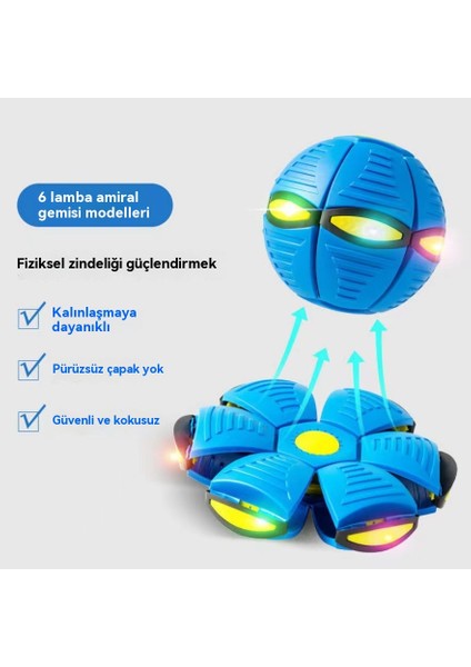 Çocuk Elastik Topu Adım Topu Deforme Topu Bebek Açık 6 Işık Parlak Oyuncak Topu Eğitici Oyuncak (Yurt Dışından) modelleri