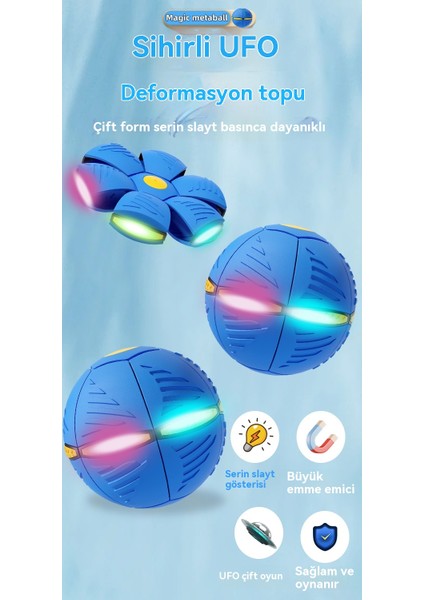 Çocuk Elastik Topu Adım Topu Deforme Topu Bebek Açık 6 Işık Parlak Oyuncak Topu Eğitici Oyuncak (Yurt Dışından) fırsatları