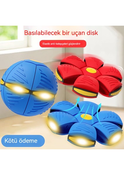 Çocuk Elastik Topu Adım Topu Deforme Topu Bebek Açık 6 Işık Parlak Oyuncak Topu Eğitici Oyuncak (Yurt Dışından)