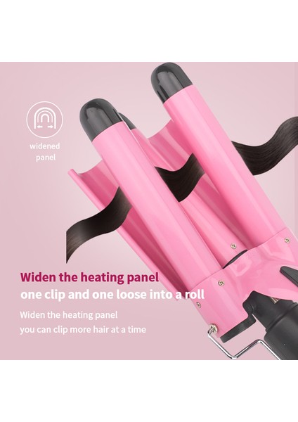 Büyük Dalga Büyük Rulo Üç Çubuk Negatif Iyon Su Oluklu Kıvırma Çubuğu (Yurt Dışından)