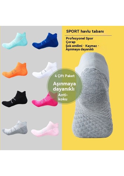 Açık Koşu Şok Emici Profesyonel Badminton Ter Emici Masaj Çorap (Yurt Dışından) fiyatları