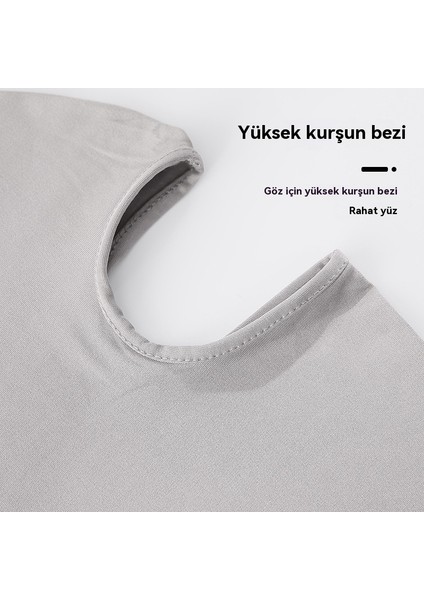Açık Güneş Koruyucu Buz Ipek Bisiklet Rüzgar Maskeli Iç Maske (Yurt Dışından)