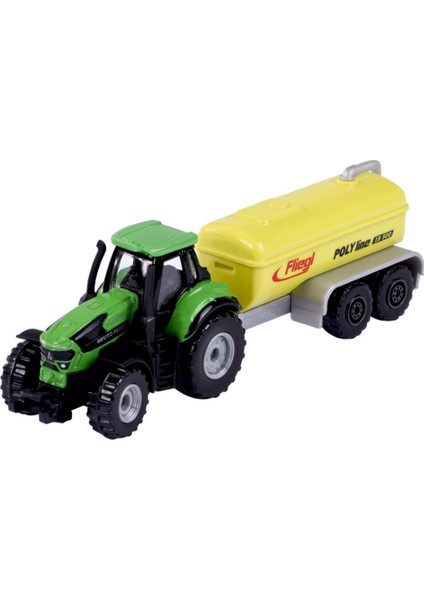 Trailer Deutz-Fahr 9340 + Fliegl Tank